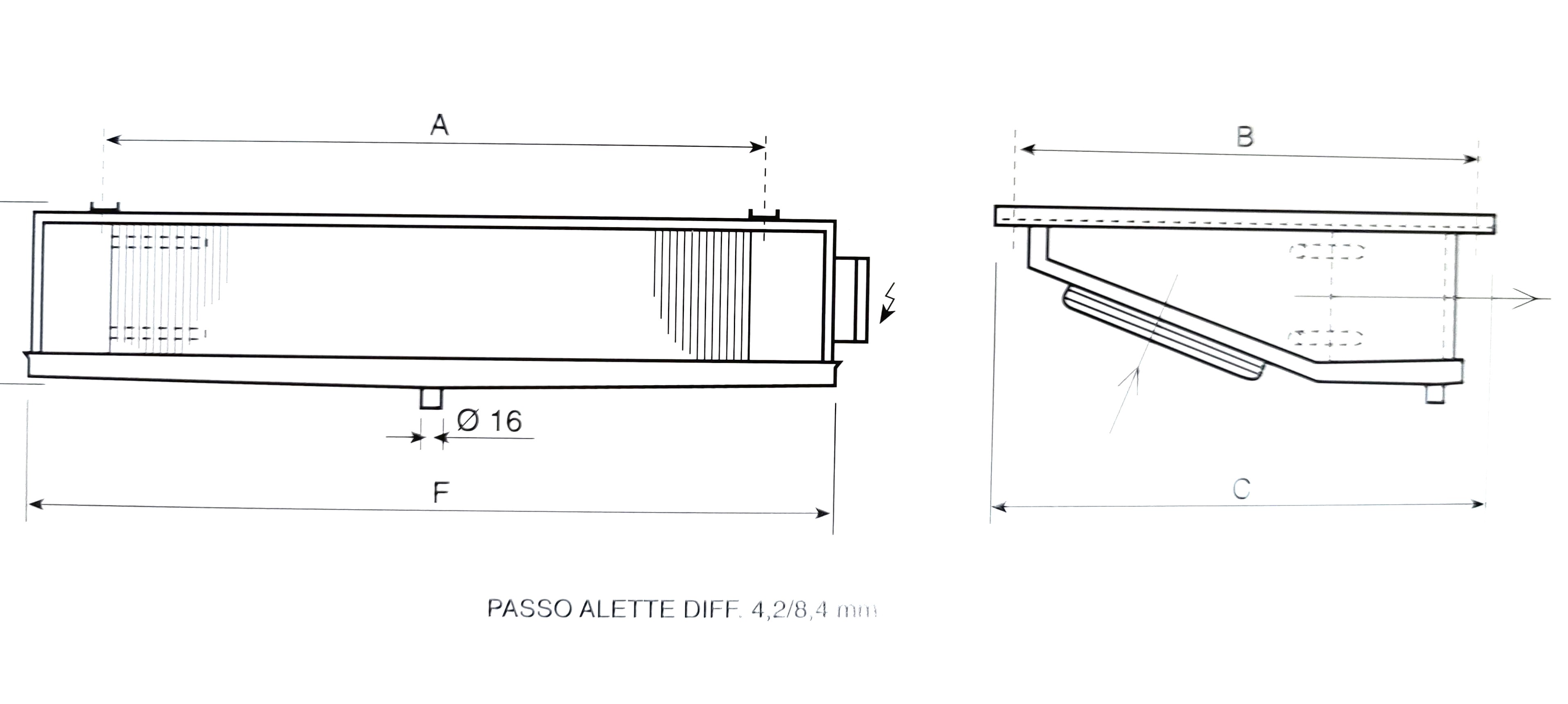 EVAPORATEUR SEVESO AP 3 évaporateurs de plafond pour armoires et chambres froides