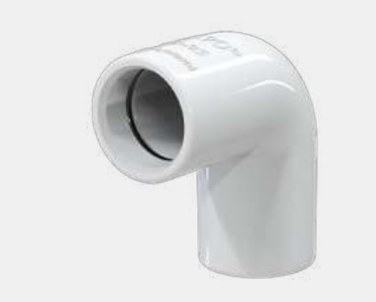 CURVA AD ANGOLO CA 90° - TCR-21 BIANCO  