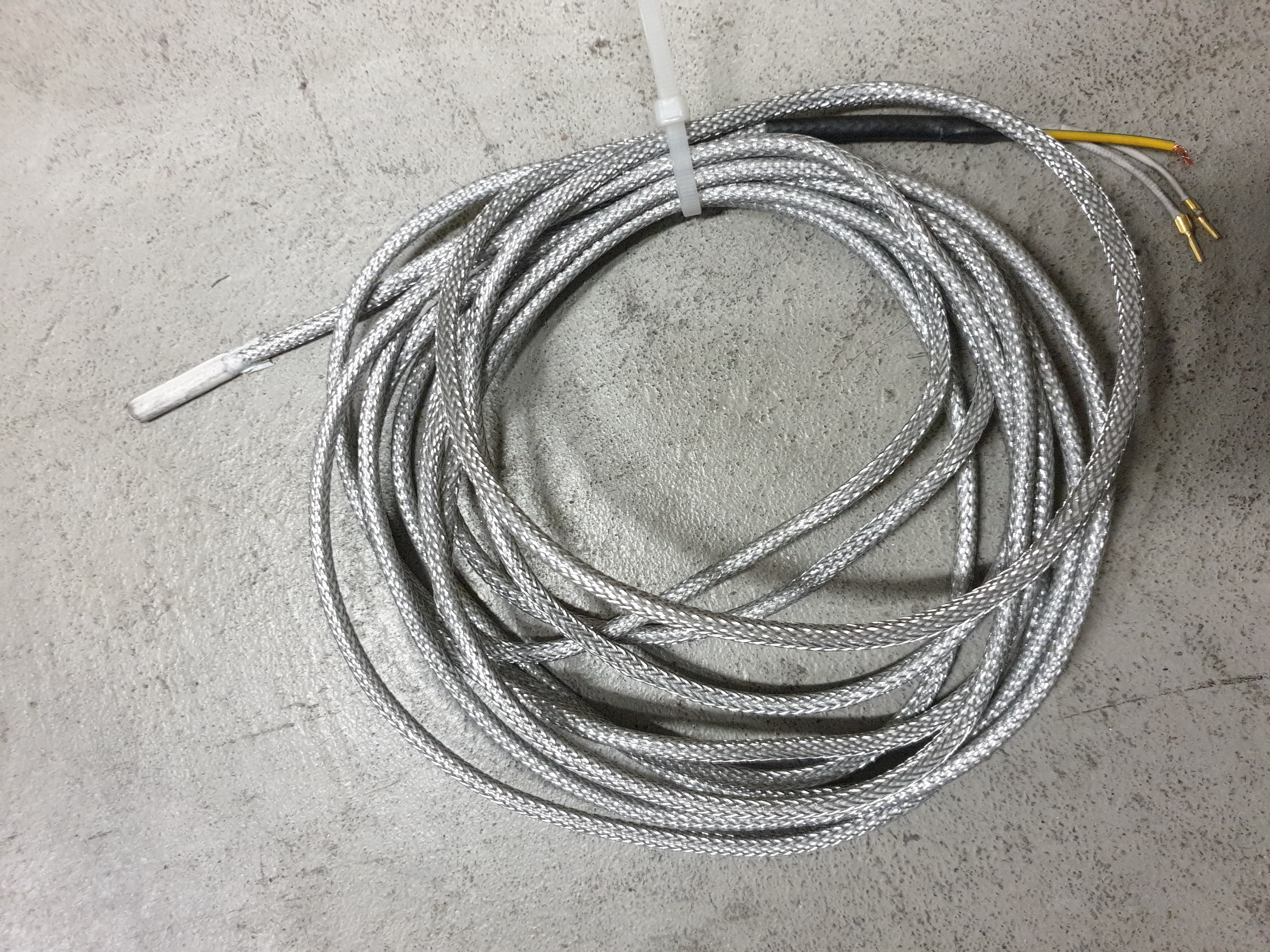 RÉSISTANCE D'ECHAPPEMENT 230V 120W L= 3000mm + PARTIE FROIDE L=1000 MM COD. CDLE0100