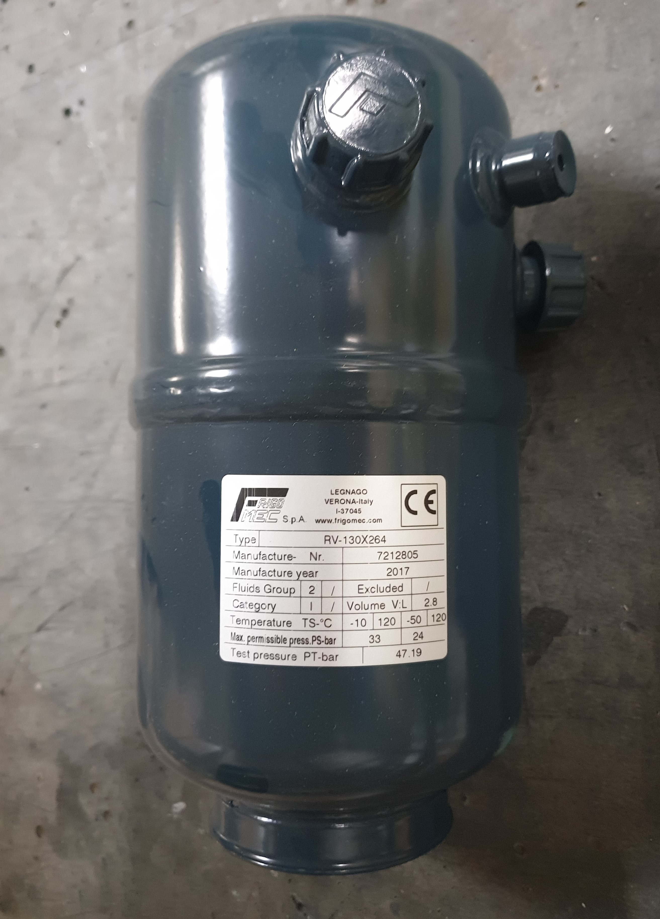 STEHSAMMLER 2,8 LITER 33 BAR 