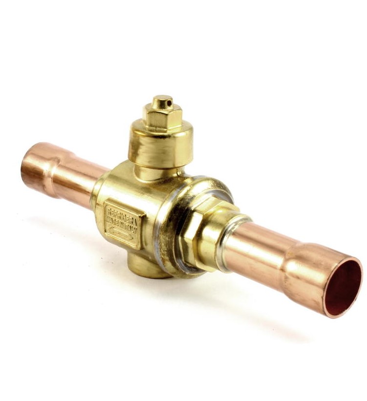 VANNE À BILLE À 2-VOIES SANS SCHRADER 5/8"  R744 CO2 SUBCRITICAL - ECO REFRIGERATION