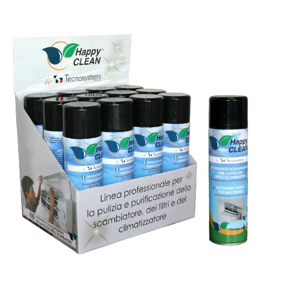 DÉTERGENT DE NETTOYAGE EN SPAY  POUR CONDITIONAMENT D'AIR - Présentoir de comptoir (BOÎTE de 12 pièces)