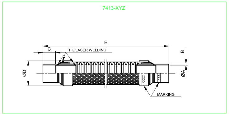 ANTIVIBRANTE VIBRATIG VTG 3 5/8" PN 25 COD. 7413-023