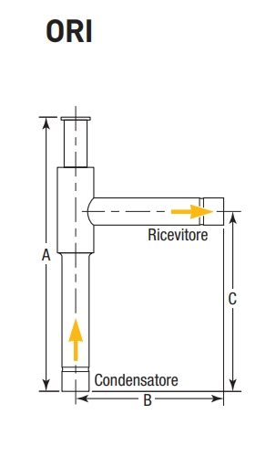 VALVOLA CONDENSAZIONE ORI-6 7/8" ODF - COD. 900833 ORI-6 65/225H 7 ODF W/S