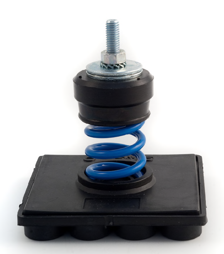 VIBROSTOP MOPLA 5/GH 50 KG Freccia di cedimento 14.5 mm - frequenza propria 4 Hz - Costante elastica K (daN