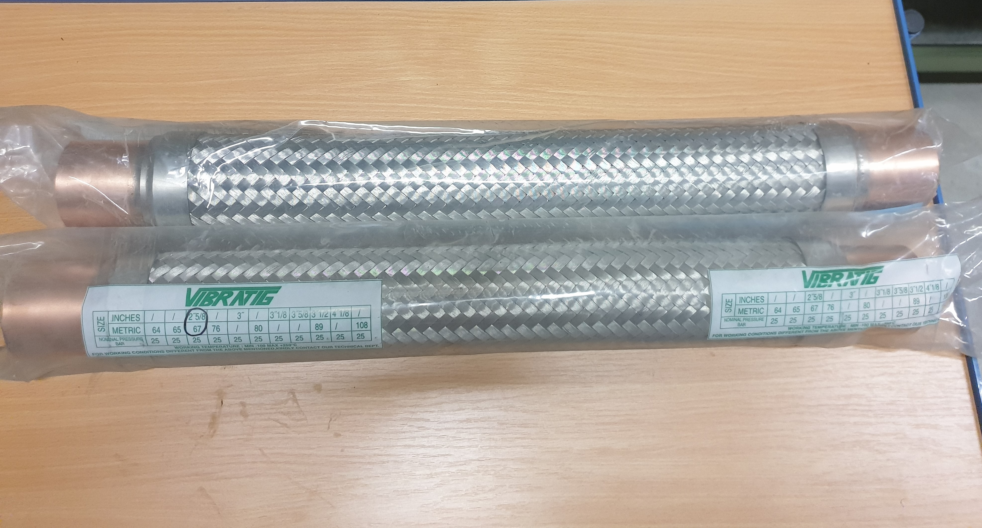 ANTIVIBRANTE VIBRATIG VTG 67 - 2 5/8" PN 25 COD. 7413-018