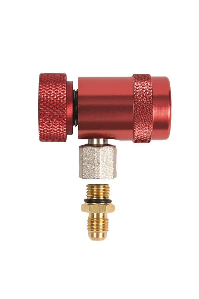 VALVOLA DI SERVIZIO 1/4" SAE - RC­1234yf­ROSSO 