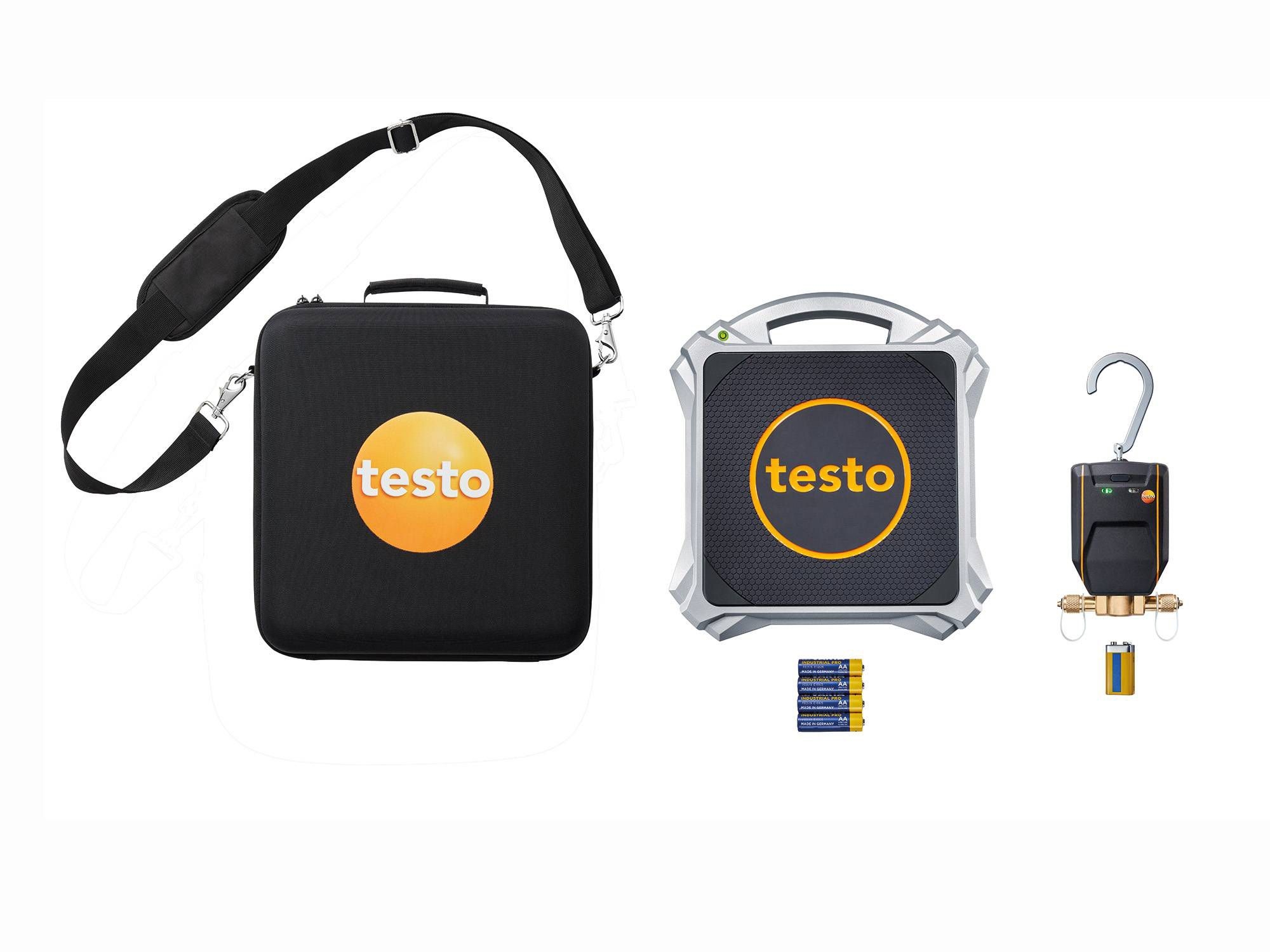 TESTO KIT 560i - BALANCE NUMÉRIQUE (Cod. 0564 1560 - 0560 5600) DE FLUIDE FRIGORIGÈNE ET VANNE INTELLIGENTE AVEC BLUETOOTH