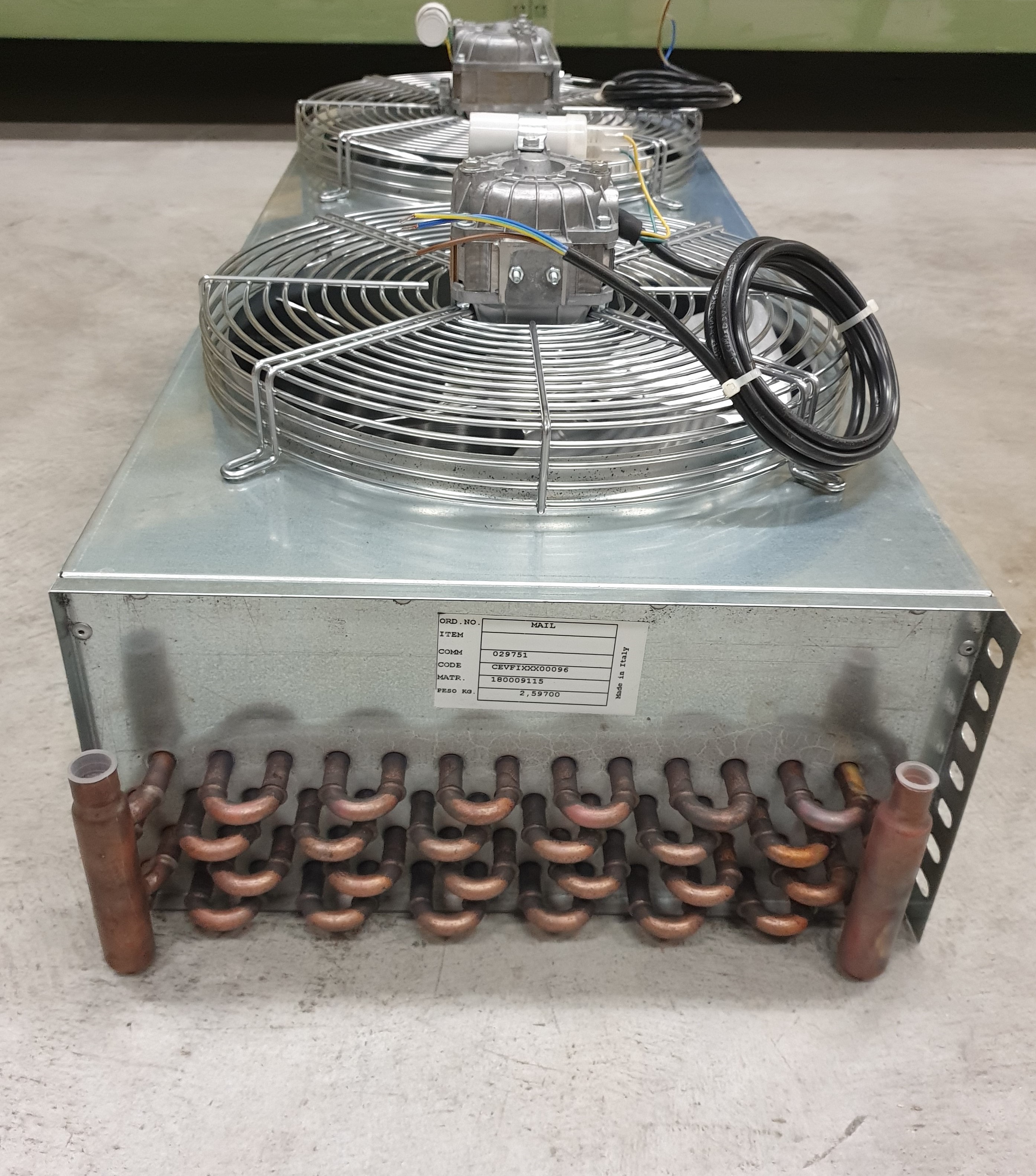 CONDENSEUR À AIR VENTILÉ SEVESO CEV4231 - da 7400 Kcal/h - 8.60 Kw