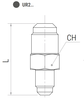 GIUNTO FILETTATO RIDUZIONE SAE Flare 1/4" x 1/2” 