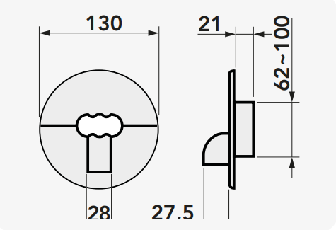 COURONNE UNIVERSELLE BLANCHE "RFE" - EXCELLENS NEW LINE
