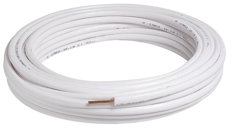 TUBE CUIVRE Cu-DHP 99.9min. 1/2" ( 9.52) x 1 mm ISOLÉ GOFFRATI FROSTEN* CL.1 - BL S1 D0 / 1 bobine = 50 mètres