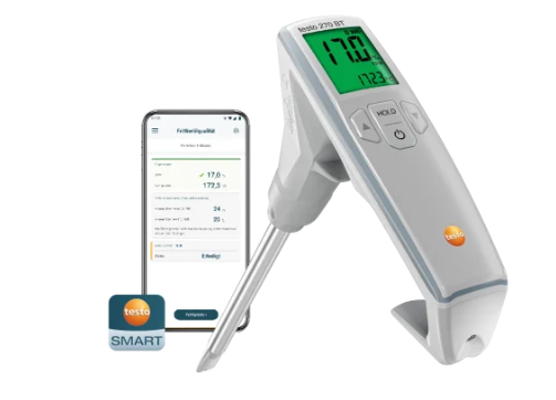 TESTO 270 BT – TESTEUR D’HUILE DE FRITURE  