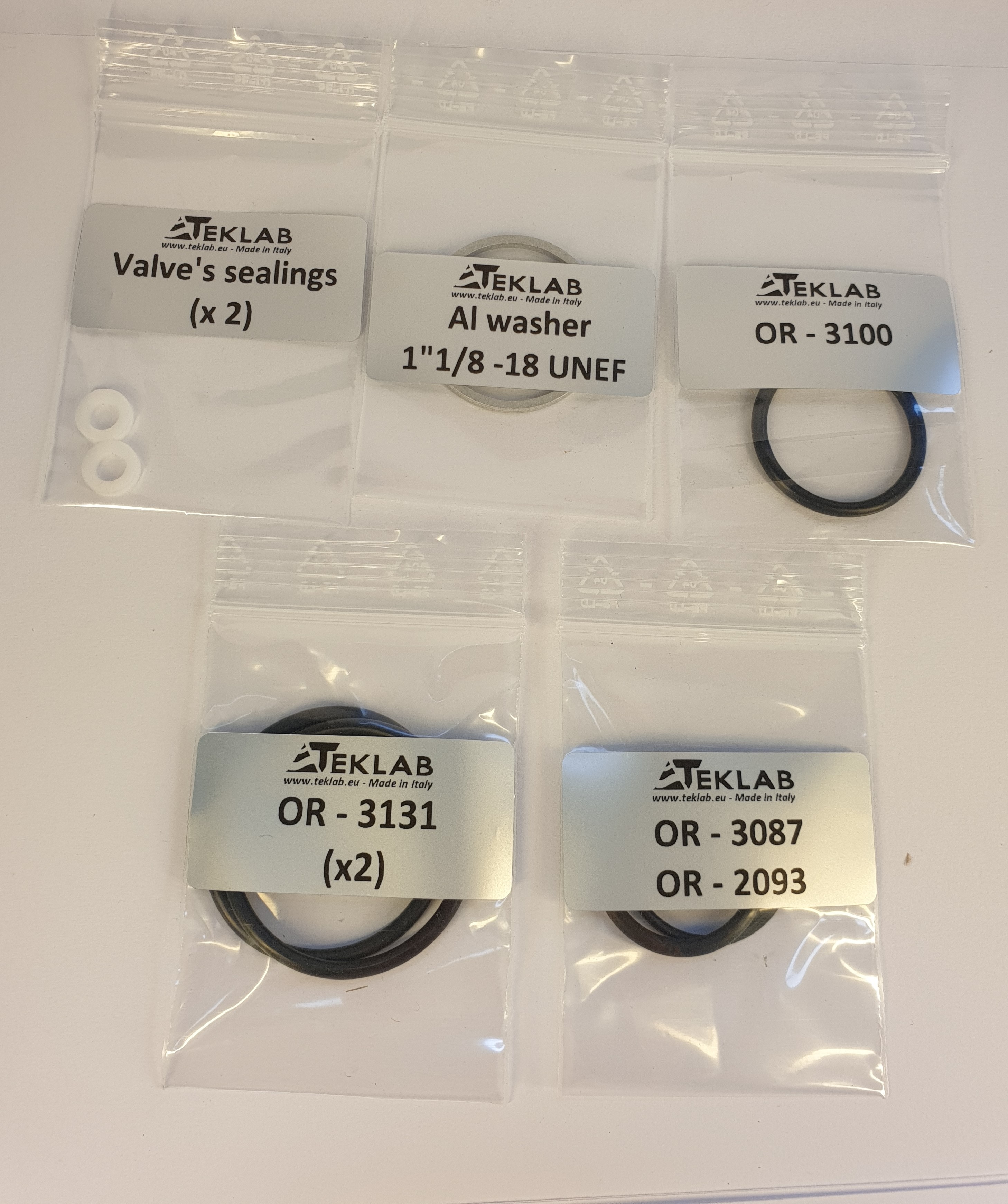 KIT GUARNIZIONI PER TEKLAB TK3-HP GASKETS KIT 