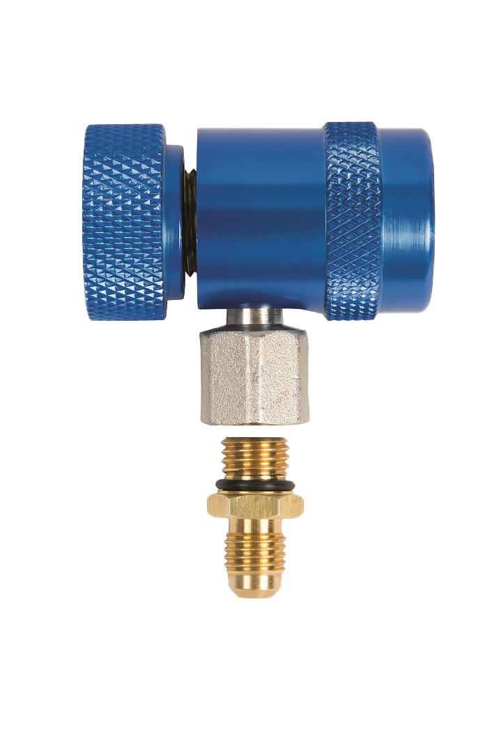 VALVOLA DI SERVIZIO 1/4" SAE - RC­1234yf­BLU 
