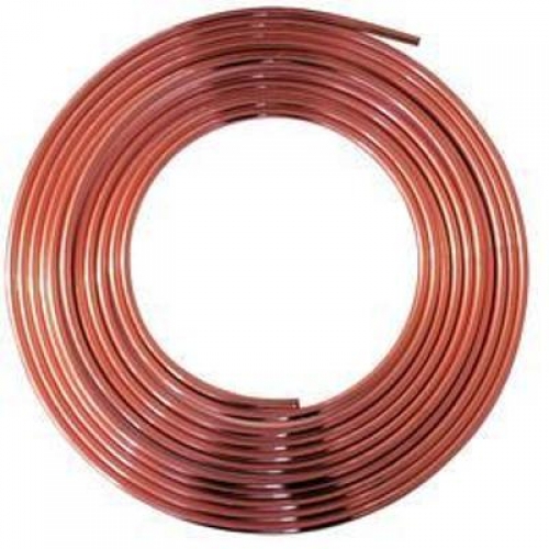 TUBO RAME Cu-DHP 1/4" (6,35 x 0,8 mm)  IN ROTOLO (60 ML) NON ISOLATO