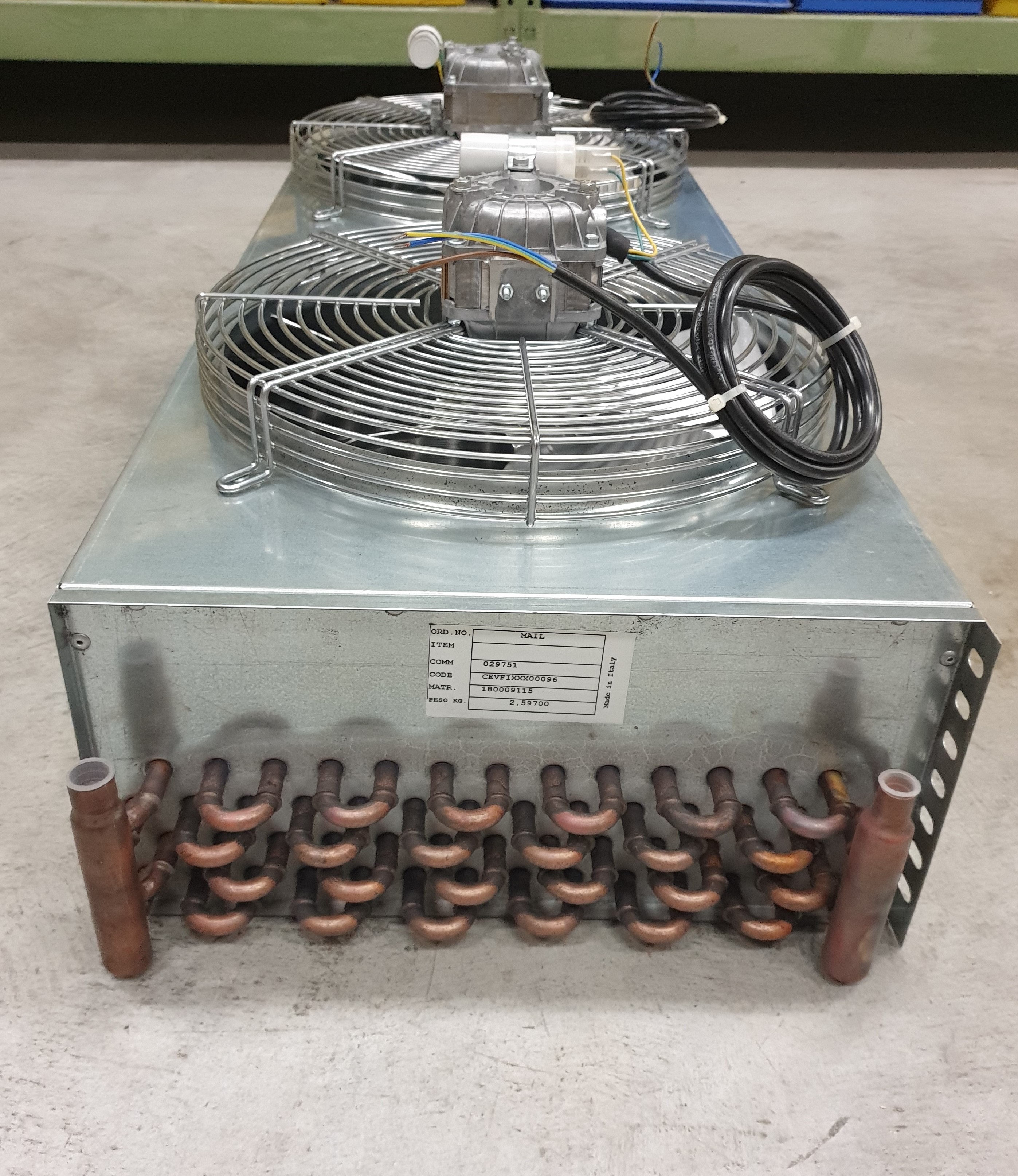 CONDENSEUR À AIR VENTILÉ SEVESO CEV4230 - da 6400 Kcal/h - 7.44 Kw