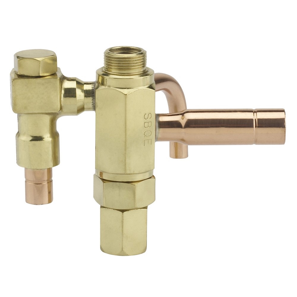 CORPO VALVOLA ESPANSIONE TERM. SQE - COD.168015 SQE 3/8" X 1/2 - ODF / EQUALIZZATORE ESTERNO 