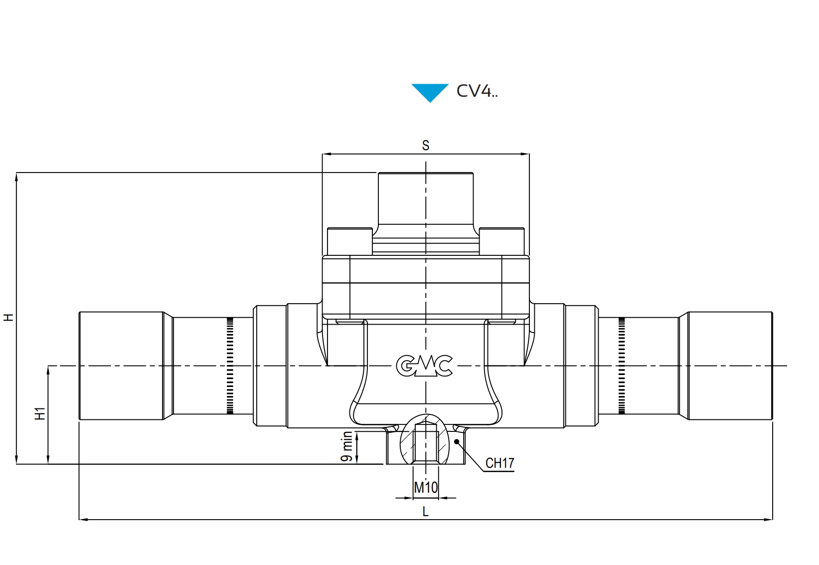 CLAPET ANTI-RETOUR Ø 28 mm ODS AVEC LES ATTAQUES DE CUIVRE
