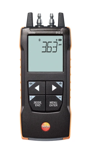 TESTO 512-2 – DIGITALES DIFFERENZDRUCKMANOMETER MIT APP-VERBINDUNG 