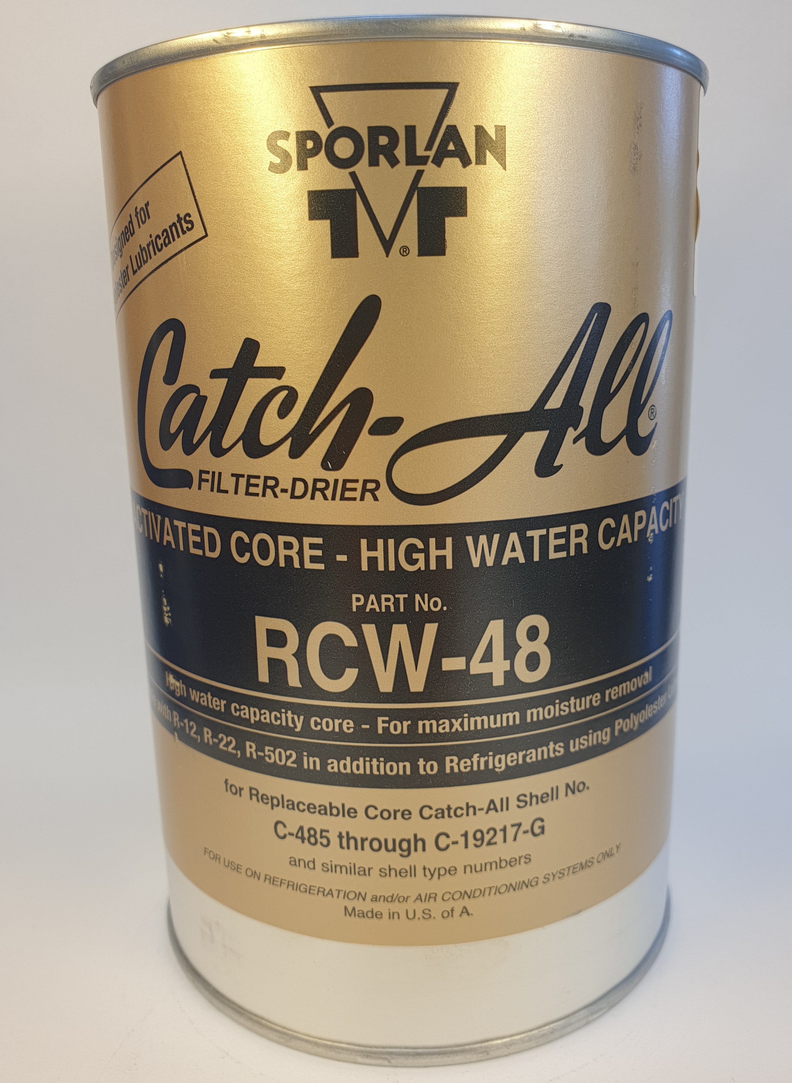 CARTOUCHE SPORLAN RCW-48 GOLD - COD. 404401 mit aluminiumoxid