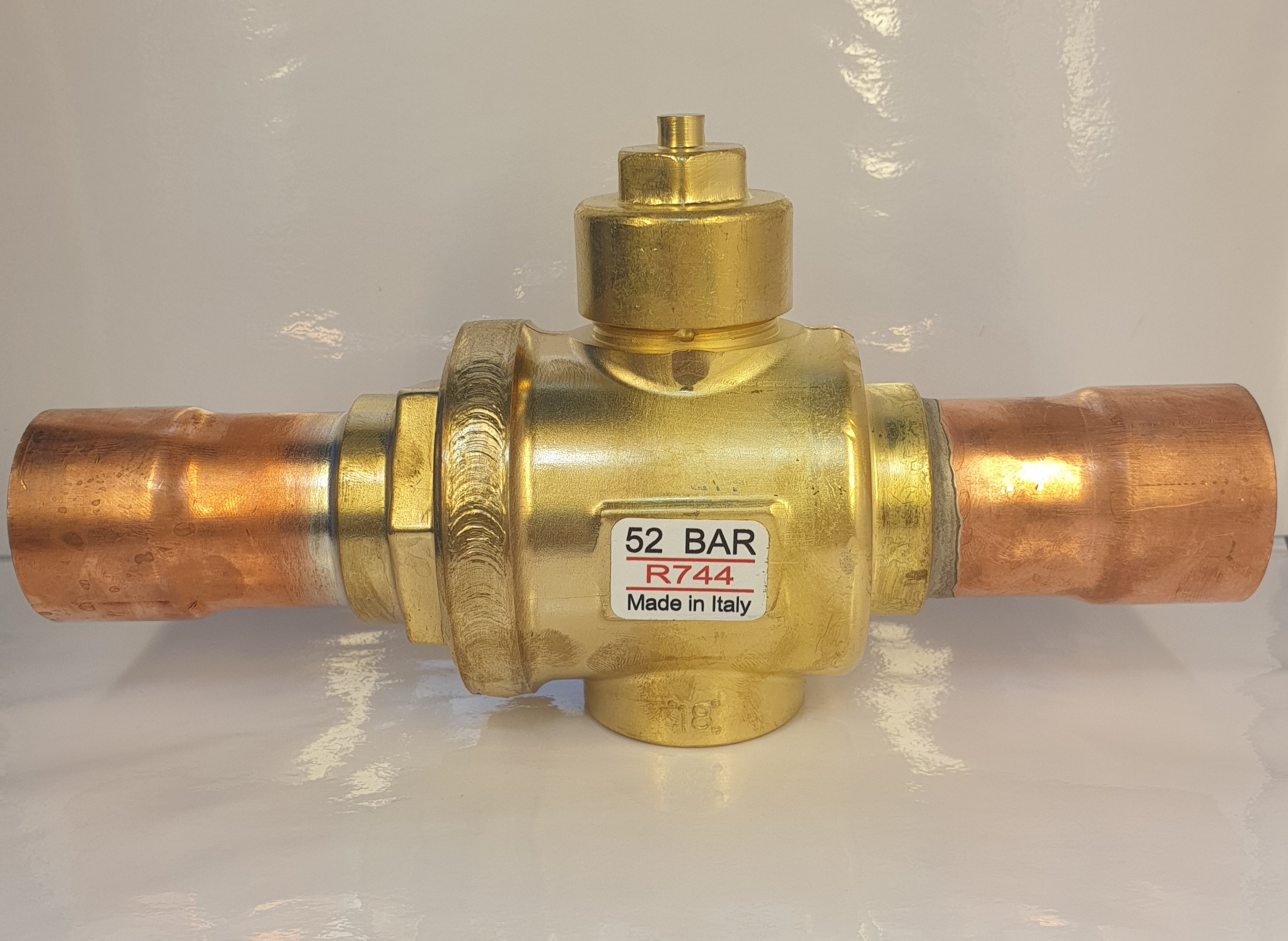 VANNE À BILLE À 2-VOIES SANS SCHRADER 1-1/8" R744 CO2 SUBCRITICAL - ECO REFRIGERATION