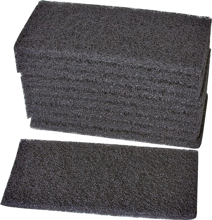 SPUGNA ABRASIVA PER TUBI RAME ca. 60 x 130 mm - Conf.ne da 10 pezzi - COD. 90 073 04