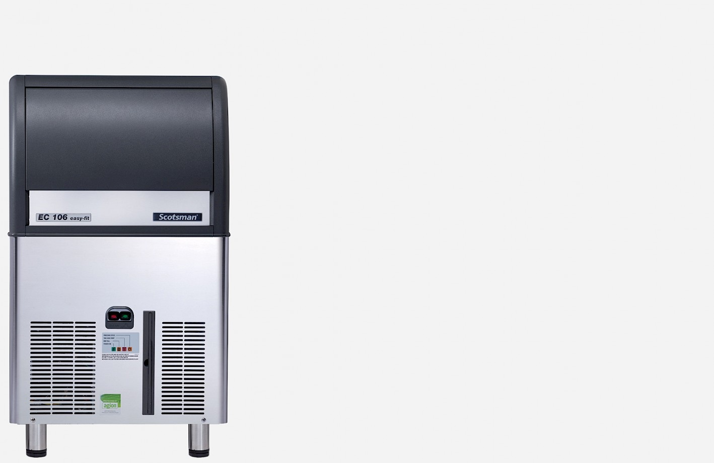 MACHINE À GLAÇON EN CUBES GOURMET EC 107 WS OX - Medium Gourmet 20 g Ø 30 x H 34 mm (R290)