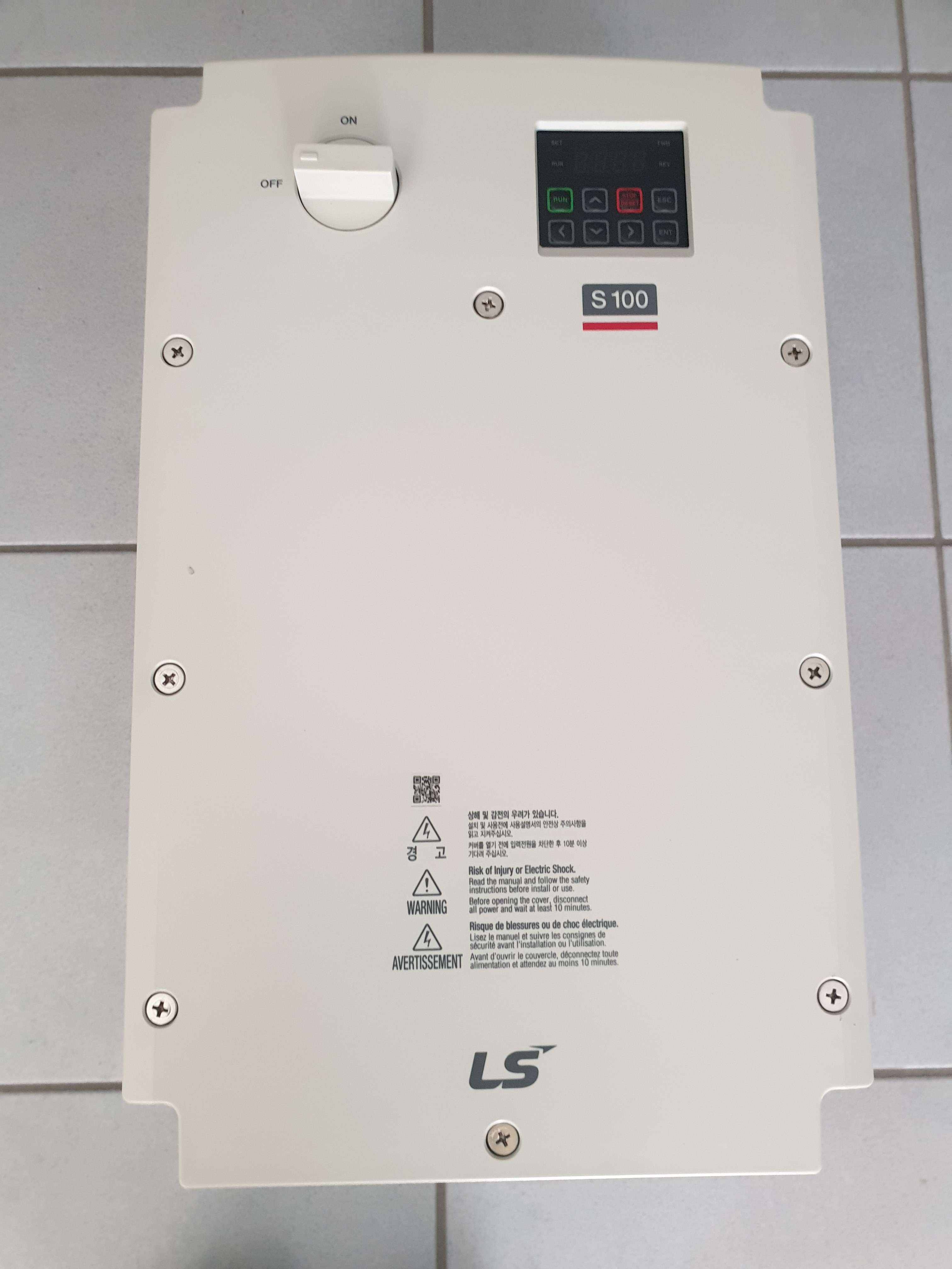   INVERTER LSIS 4.0 kW IP66 - LSLV0040S100-4EXFNS (AVEC CARTE SUPPLEMENTAIRE I.SVS100EXT) 