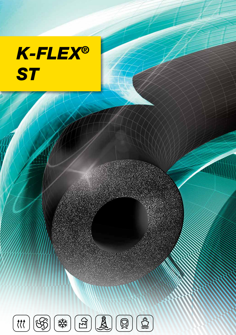 ISOLAZIONE K-FLEX ST 9 MM 5/8" (F) S. mm 9 Ø. mm 15 L. m 2.00