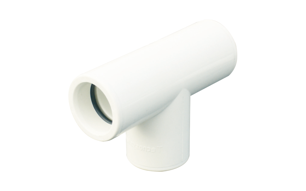 DERIVAZIONE A "T" PER TUBO SCARICO CONDENSA  - TCR-21 BIANCO 