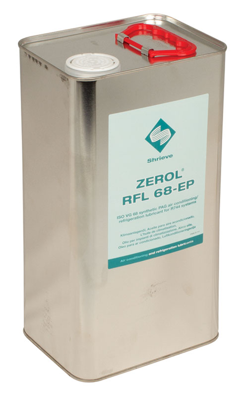 OLIO ESTERE ZEROL RFL 68-EP PER CO2 TRANSCRITICO - Tipo olio PAG -  5 litri