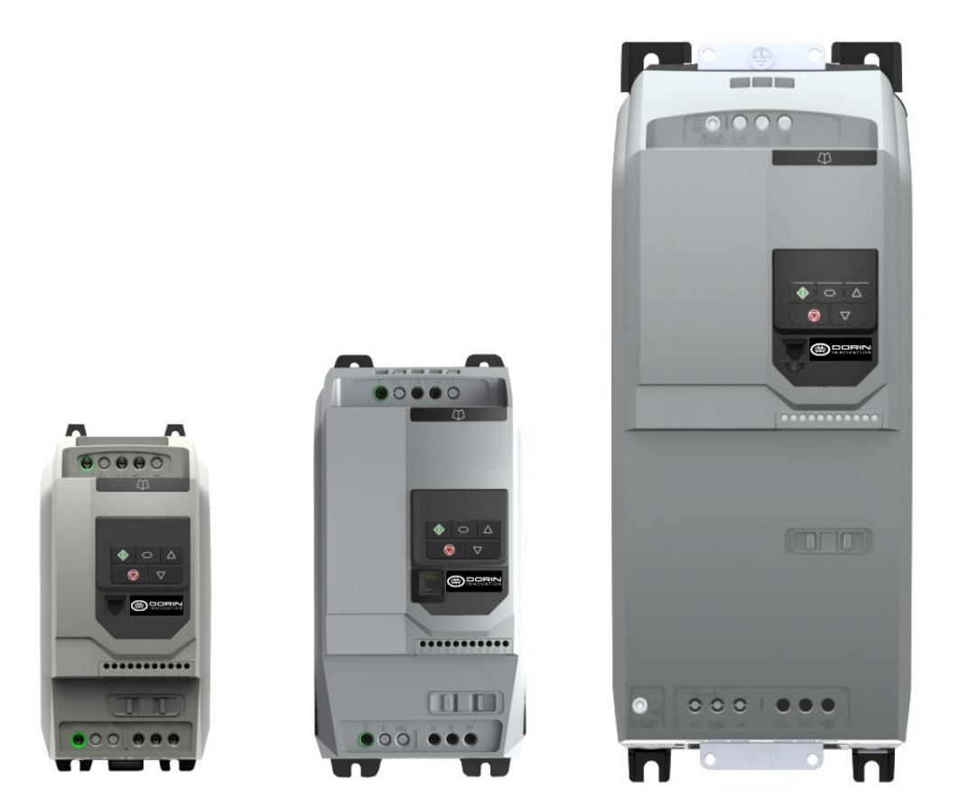 INVERTER IP66 ODE-3-140041-3F1A SENZA SEZIONATORE 1,5 kW (2 HP), 4,1 A, 380-480 V, 3PH INVERTEK DRIVE / DORIN