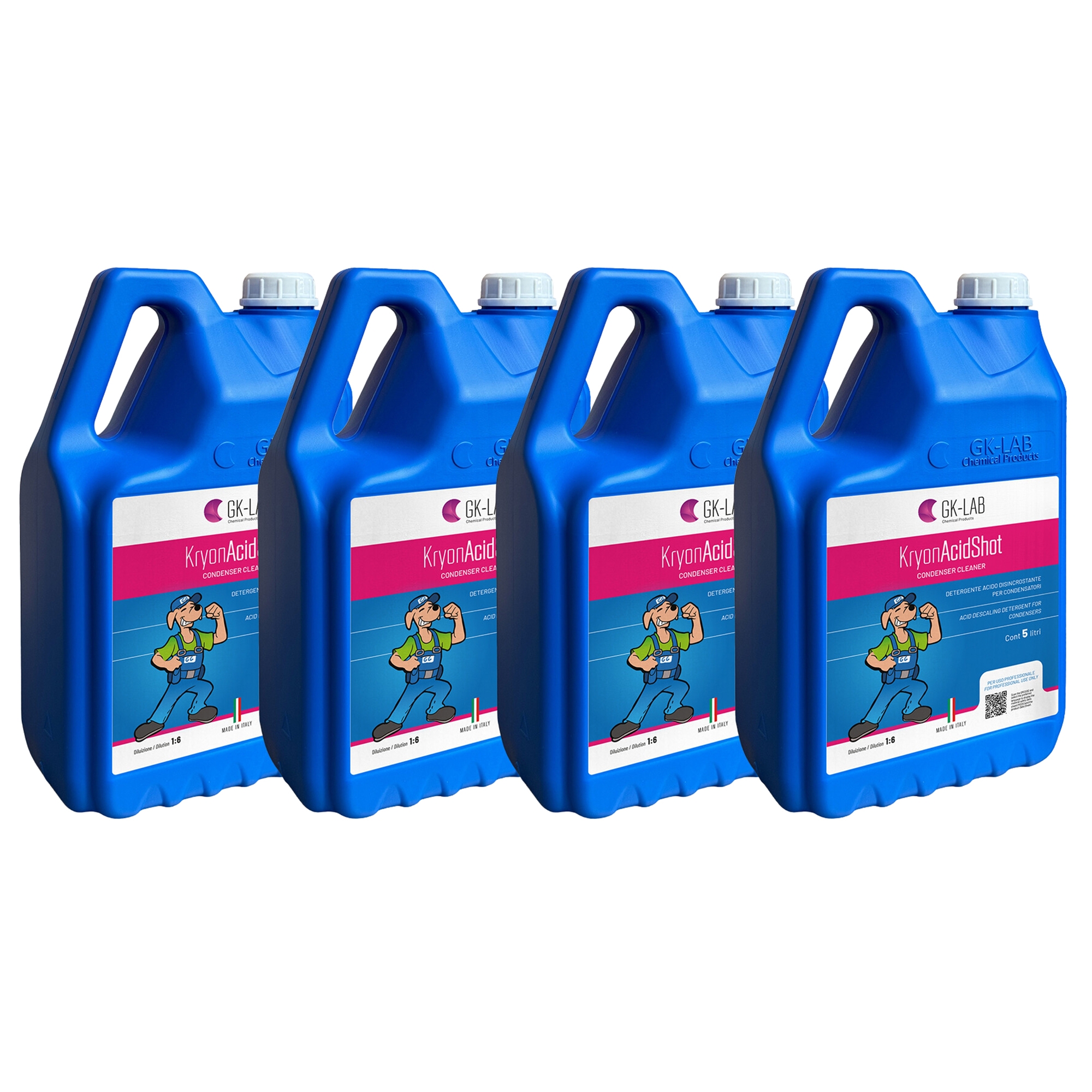 KONDENSATORREINIGER KRYON ACIDSHOT 5LT.  GENERAL GAS