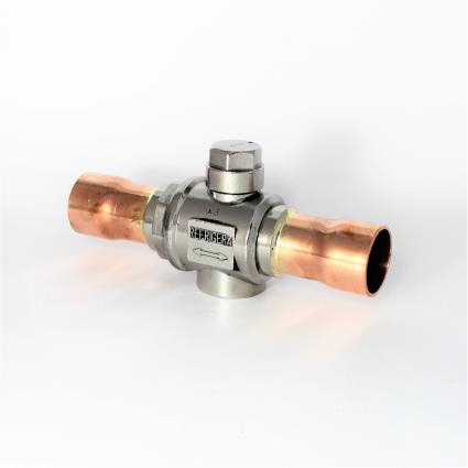 VANNE À BILLE SANS SCHRADER 2 VOIES 2-1/8" ODS  R744 CO2 TRANSCRITICAL - ECO REFRIGERATION - Tipo in acciaio inossidabile, conne